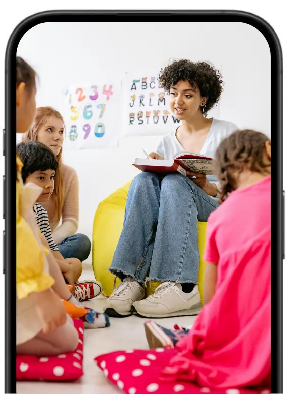 Daycare marketing call to action