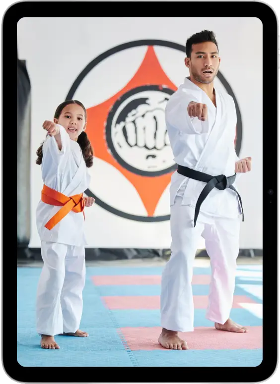 Multi-media marketing for martial arts schools