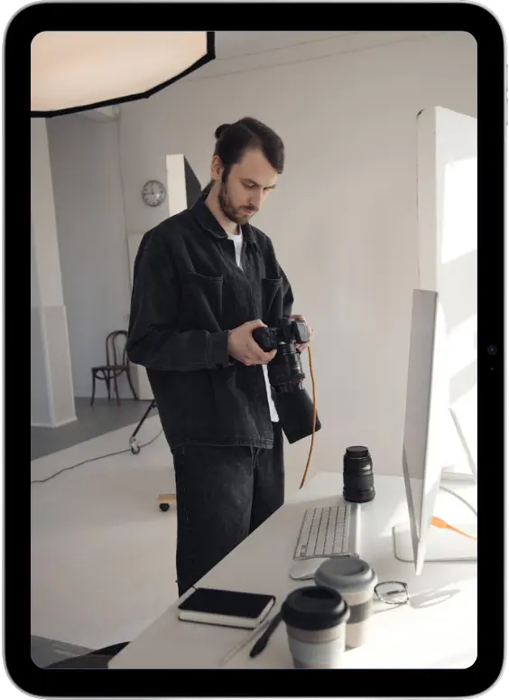 Startup product photography and video