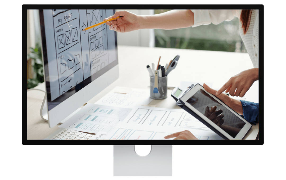 agency discussing website design